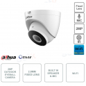 Caméra IP ONVIF® Eyeball 2MP - Objectif fixe 2.8mm - WIFI - IR 30m - Microphone - Haut-parleur