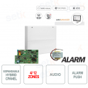 Hybrid Alarm Panel Erweiterbar von 4 auf 12 Eingänge - AMC