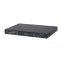 Switch Industrial PoE 16 Puertos + 2 Puertos GE + 2 SFP - V3 Dahua