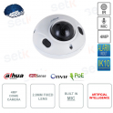 ONVIF® PoE IP Dome Camera - 4MP - 2.8mm Fixed Lens - Artificial Intelligence - Audio - Alarm