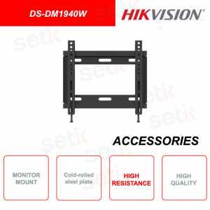 Monitor bracket - In sheet steel - Black color