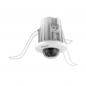 Caméra encastrable au plafond - Mini dôme IP PoE 4MP - Objectif 2,8 mm - Microphone - WDR 120dB - Analyse vidéo