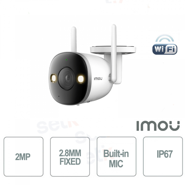 Imou 2,8 mm 2 MP kabellose IP-Bullet-Kamera, aktive Abschreckung