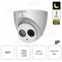 4K 8MP Dome 4mm IR IVS PoE IP Kamera - Dahua