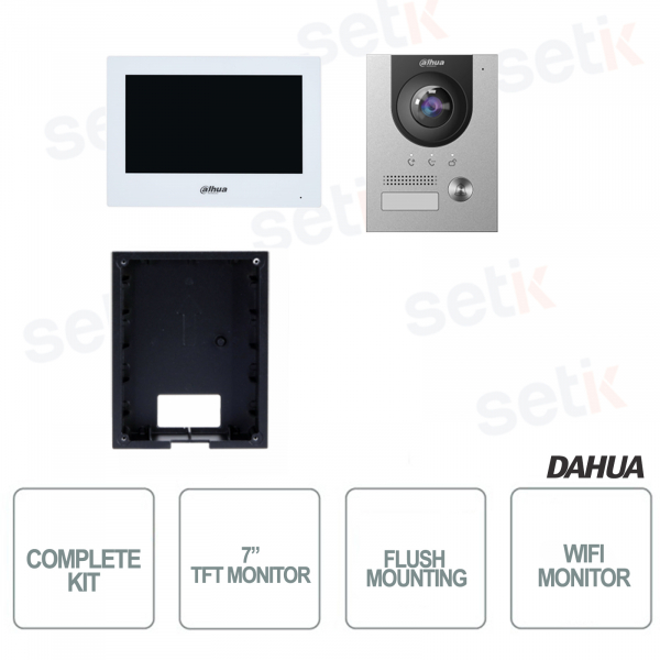 Dahua Villa Video Intercom Kit Complete flush mounting