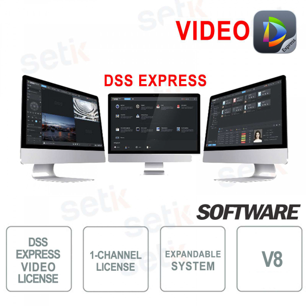 Logiciel VMS Dahua Licence vidéo DSS EXPRESS