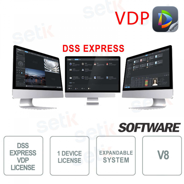 VMS Dahua Software DSS EXPRESS Licenza Videocitofoni