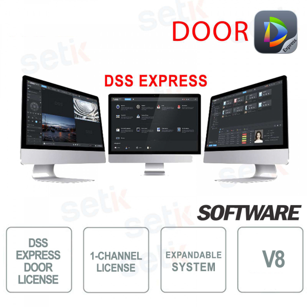Licencia de control de acceso VMS Dahua Software DSS EXPRESS