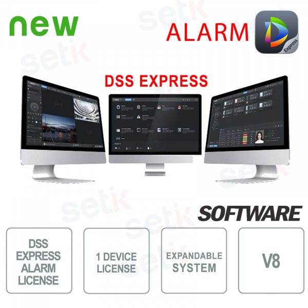 VMS Dahua Software DSS EXPRESS Alarm License