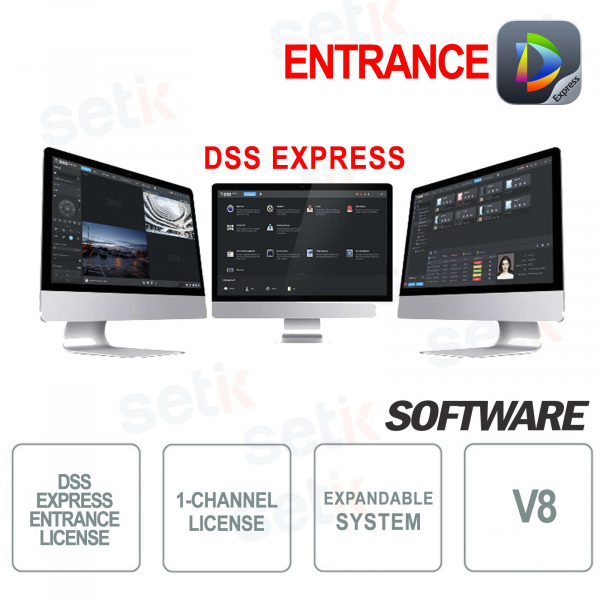 Licencia de gestión de vehículos VMS Dahua Software DSS EXPRESS