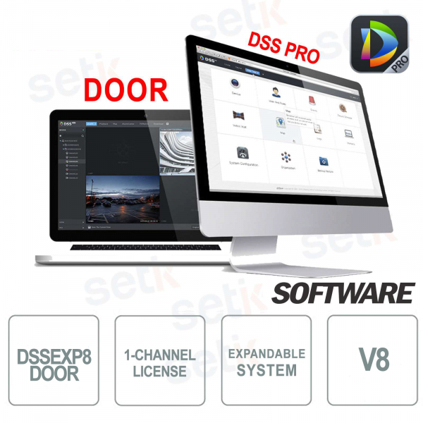 VMS Dahua Software DSS Pro-Zugangskontrolllizenz - V8