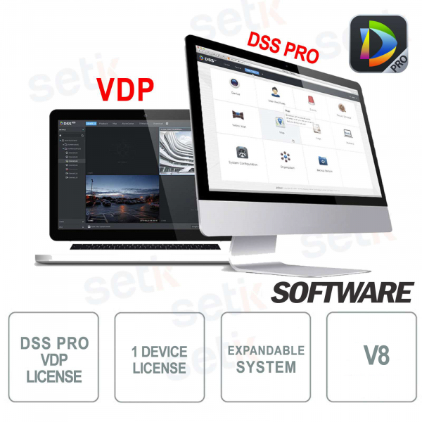 VMS Dahua Software DSS PRO Licenza Videocitofoni