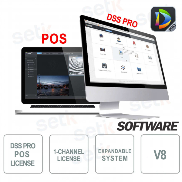 Logiciel VMS Dahua Licence DSS PRO POS