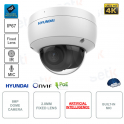 Caméra IP POE ONVIF® 8MP 4K Ultra-HD - 2.8mm - Intelligence Artificielle