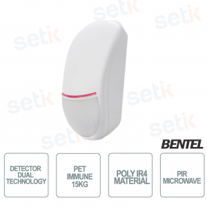 Bentel 15kg Pet Immune Dual Technology Anti-Masking Detector