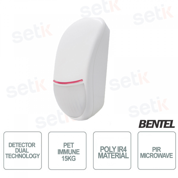 Bentel Double Anti-masking Technology Detector Pet Immune 15Kg