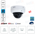 ONVIF® POE IP Dome Camera - 5MP - Varifocal 2.7-13.mm. Artificial Intelligence - IR 40m