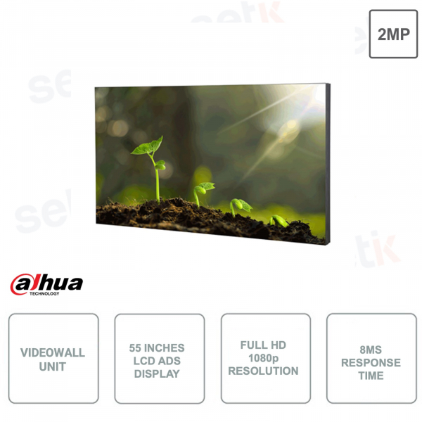 Unità schermo per videowall LCD ADS  - 55 Pollici - Full HD 1080p - 8ms