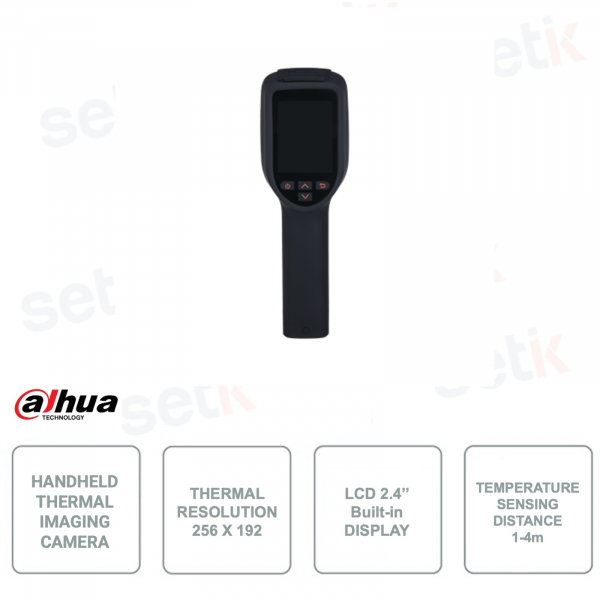 Cámara termográfica portátil Dahua - Para medir la temperatura corporal - Resolución térmica 256 x 192