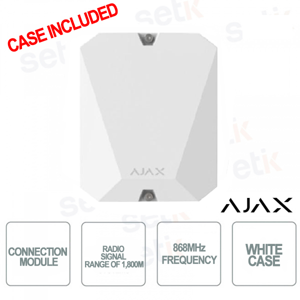 Ajax Modulo di collegamento dei sistemi ajax a trasmettitori Radio VHF - Custodia Inclusa