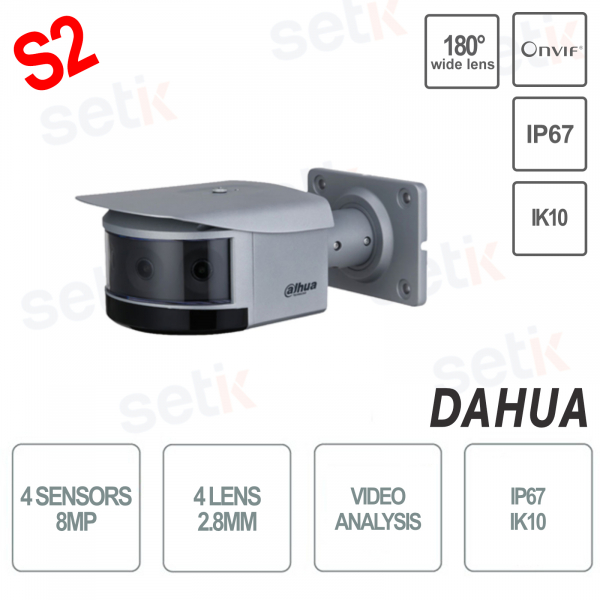 Telecamera Panoramica 180° 8MP 2.8mm - Versione S2