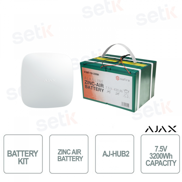 AJ-BATTERYKIT-12M - Battery Kit - AJ-HUB2-DC6V-W and Long Life Battery