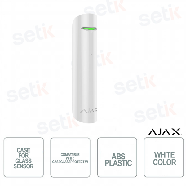 AJ-CASEGLASSPROTECT-W / 12311 - Carcasa para sensor de rotura de cristal Ajax 38109.05.WH1