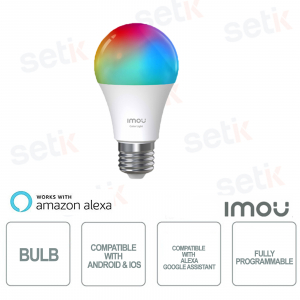 Bombilla inteligente de color IMOU: totalmente controlada a través de la aplicación Imou Life