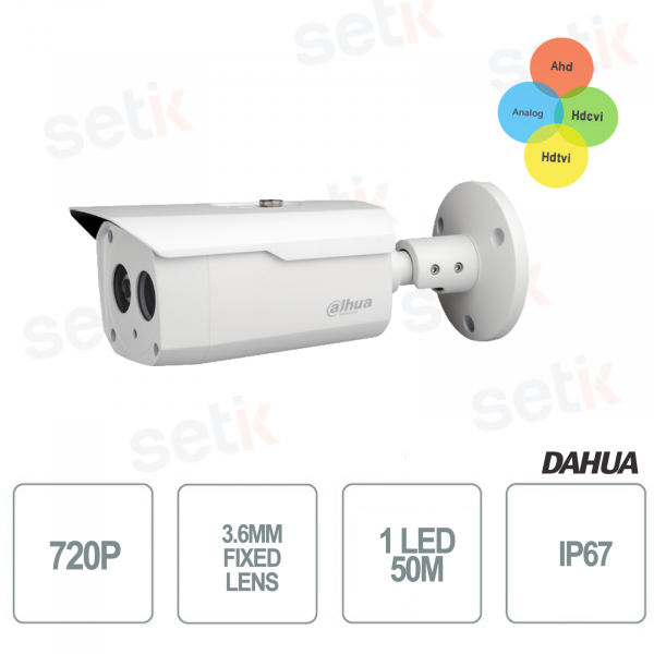 Caméra balle Dahua 4en1 720P 3,6 mm