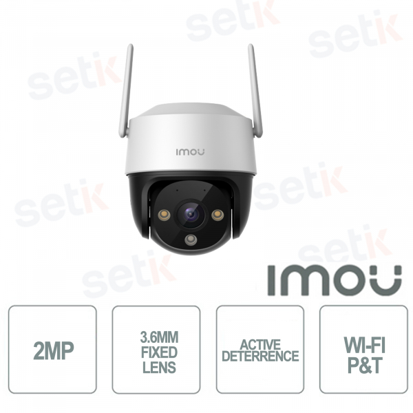 2 MP Imou 3,6 mm Pan Tilt Wireless IP-Kamera und WI-FI