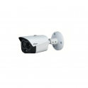 Caméra thermique Dahua Bullet 4MP Lentille visible 8mm Lentille thermique 7mm Détection de température IR30 Audio IP67