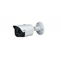 Dahua Bullet Thermal Camera 4MP Ottica visibile 8mm Ottica termica 7mm Rilevazione temperatura IR30 Audio IP67