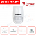 Indoor wireless detector - Dual technology - PIR and microwave - Detection up to 10m - For immunity 25kg