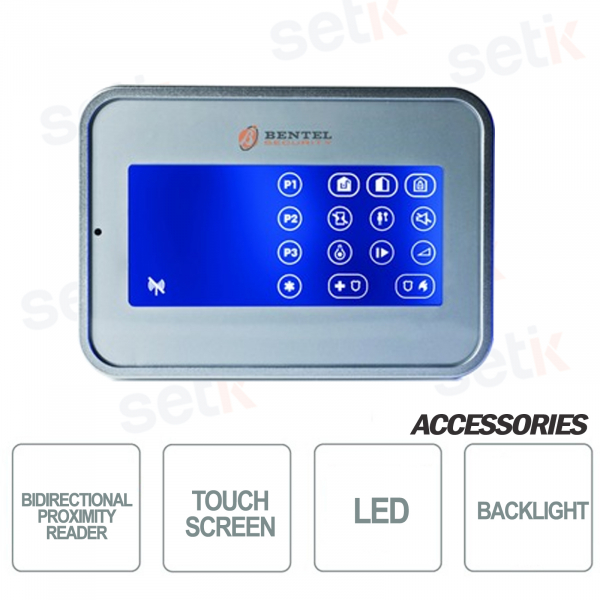 Lettore touch-screen per inserimenti con tag di prossimità - Bentel