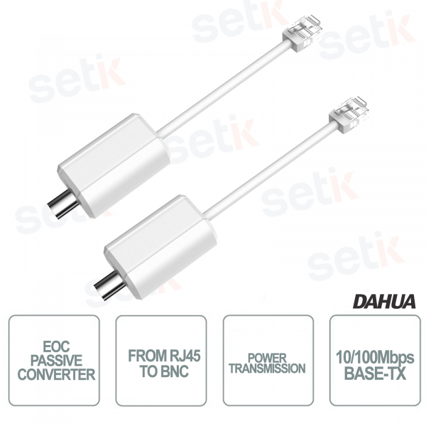 Dahua LR1002-1EC - Extenseur EoC Branded, Ethernet via câble coaxial,…