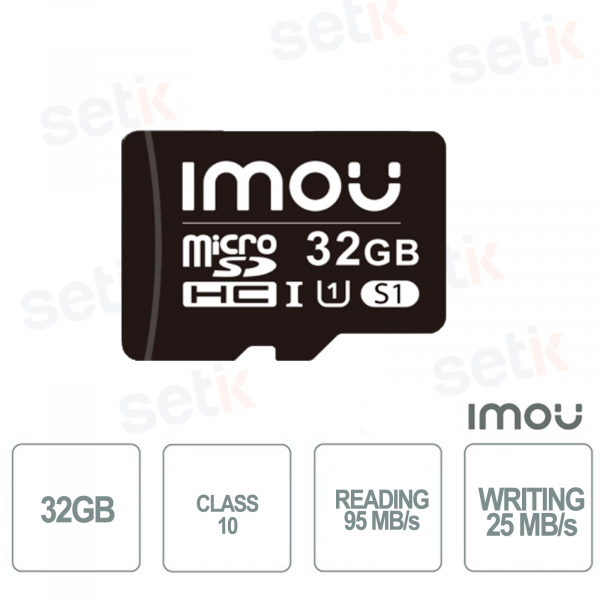 Scheda MicroSD 32GB - Classe 10 - Imou