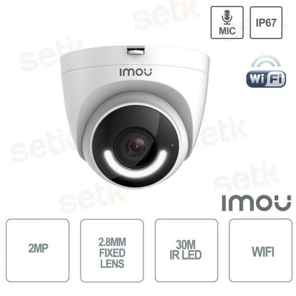 Imou Turret 2MP kabellose IP-Dome-Kamera 2,8 mm ONVIF® P2P