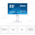 XUB2294HSU-W2 - IIYAMA - Monitor 22 Pollici - FullHD 1080p - VA Matrix - HAS + Pivot - Bianco