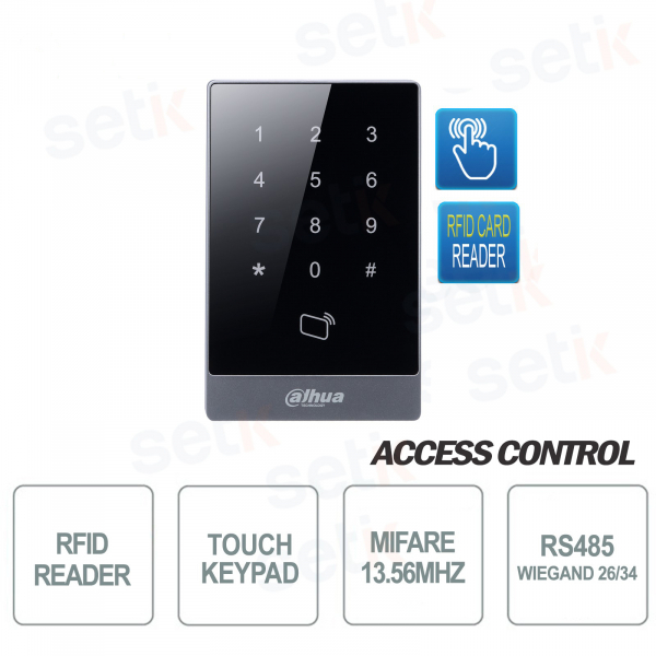 Mifare RFID proximity reader with keypad - Dahua