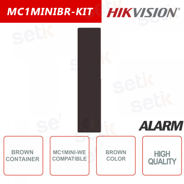 10x Contenedor marrón para MC1MINI-WE Sensor inalámbrico magnético para puertas Pyronix Hikvision AXIOM Hub 868MHz