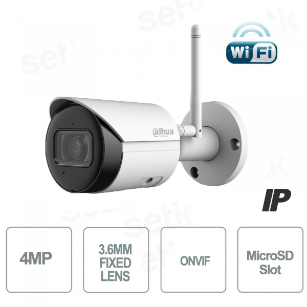 Caméra IP sans fil Dahua 4MP 3,6 mm ONVIF® - Série grand public