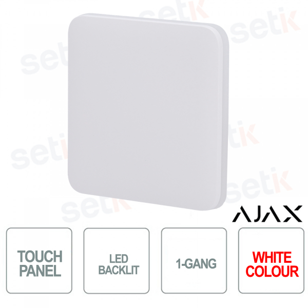 Single button for LightSwitch 1-gang / 2-way Ajax White