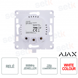 Relé para interruptor de luz de 1 elemento Ajax 868MHz Jeweller 1100M