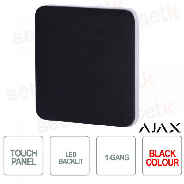 Single button for LightSwitch 1-gang / 2-way Ajax Black