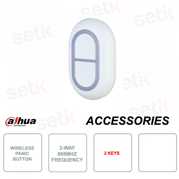 Two button wireless panic button - 868Mhz frequency