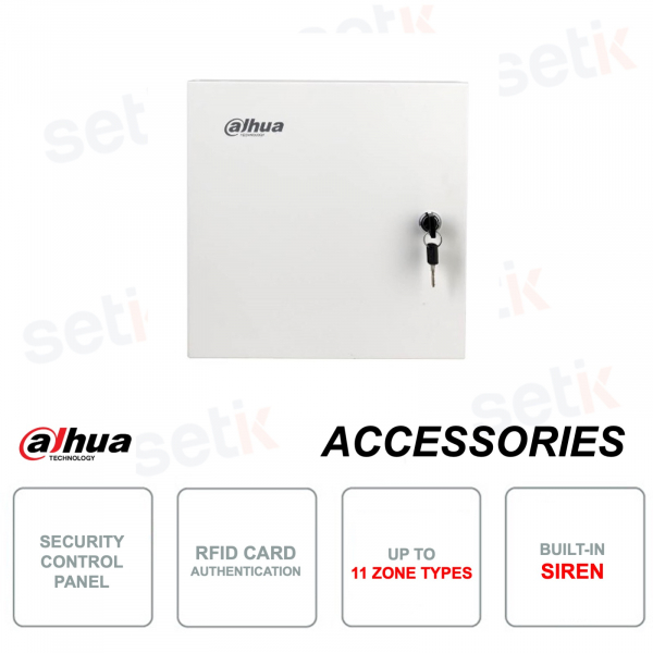 Dahua ARC3008C Wired Alarm Control Panel – 8 Expandable Zones and Smart Notifications