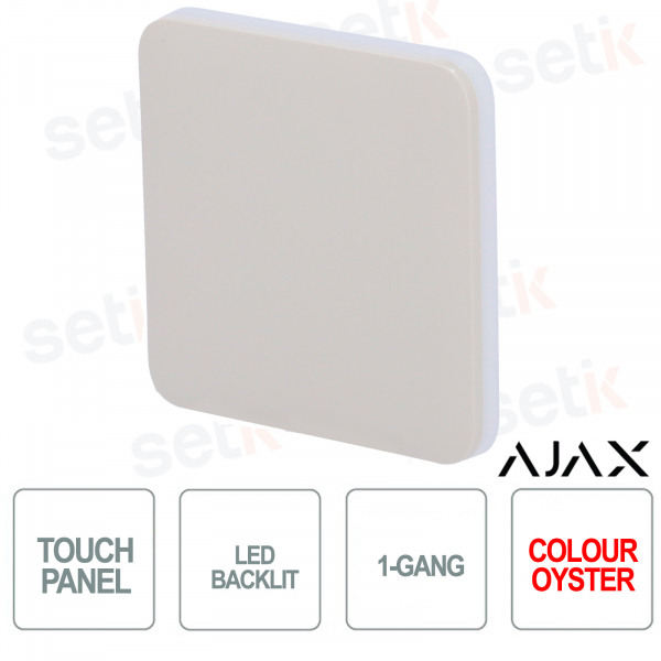 Botón único para LightSwitch de 1 elemento/2 vías Ajax Color Oyster