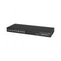 Manageable Layer 3 network switch - 24 POE 1000M ports - 4 SFP+ 10Gigabit ports