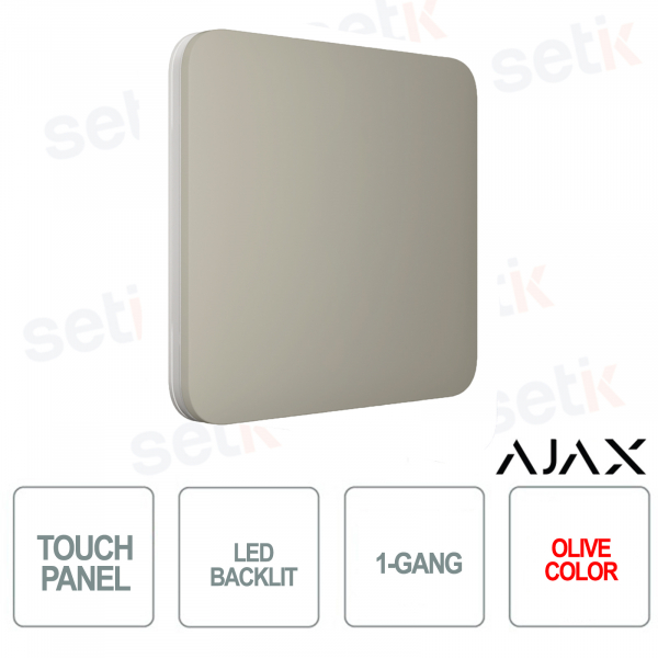 Single button for LightSwitch 1-gang / 2-way Ajax Color Olive