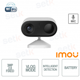 Imou Cell Go Wi-Fi Bullet Camera 3MP 2.8mm PIR Sensor People Detection Audio Microphone
